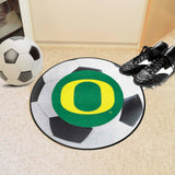 Oregon Ducks Soccer Ball Rug - 27in. Diameter