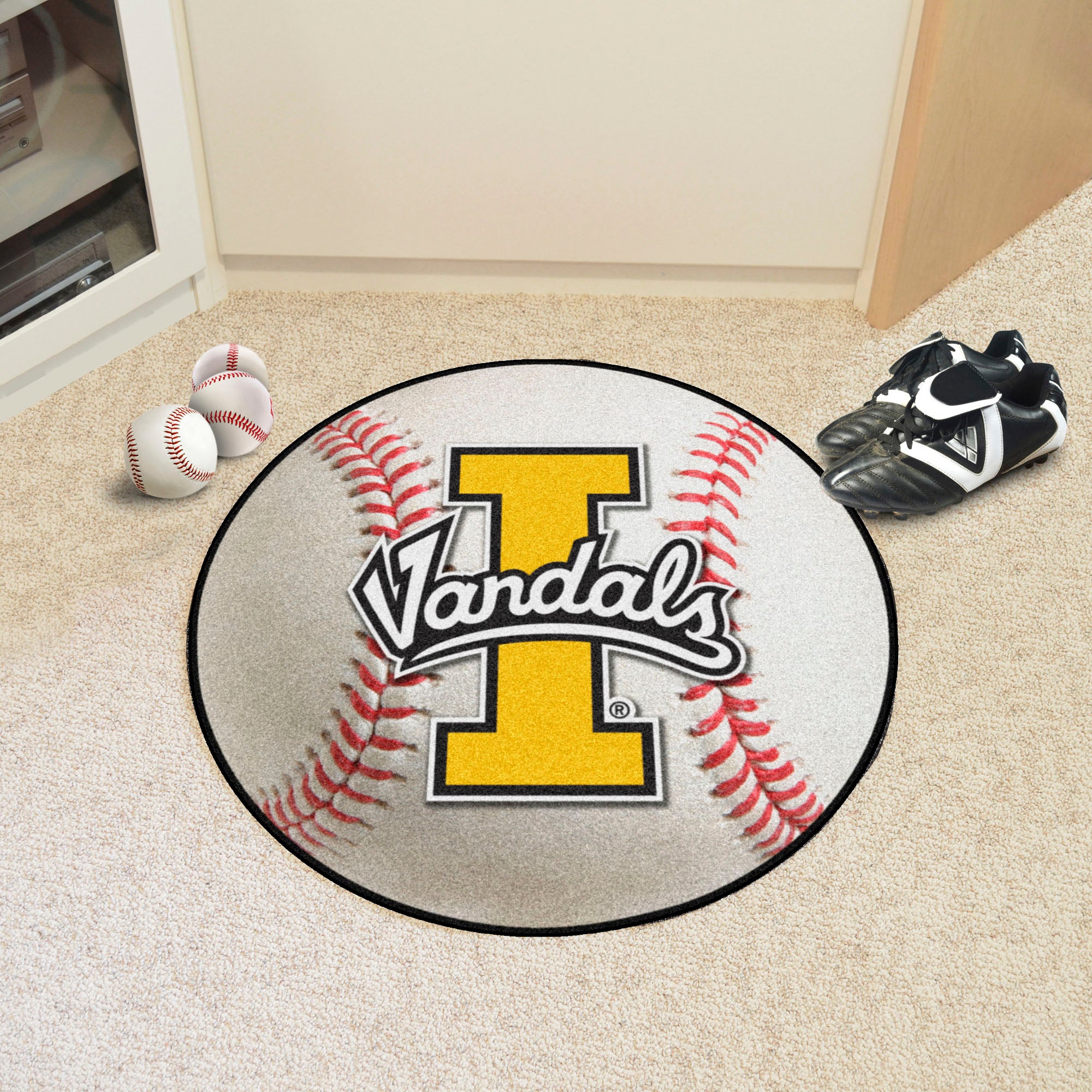 Idaho Vandals Baseball Rug - 27in. Diameter