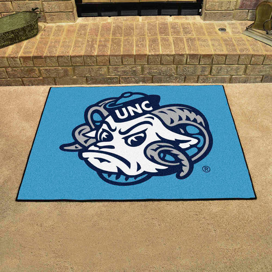 North Carolina Tar Heels All-Star Rug - 34 in. x 42.5 in., Ram - North Carolina