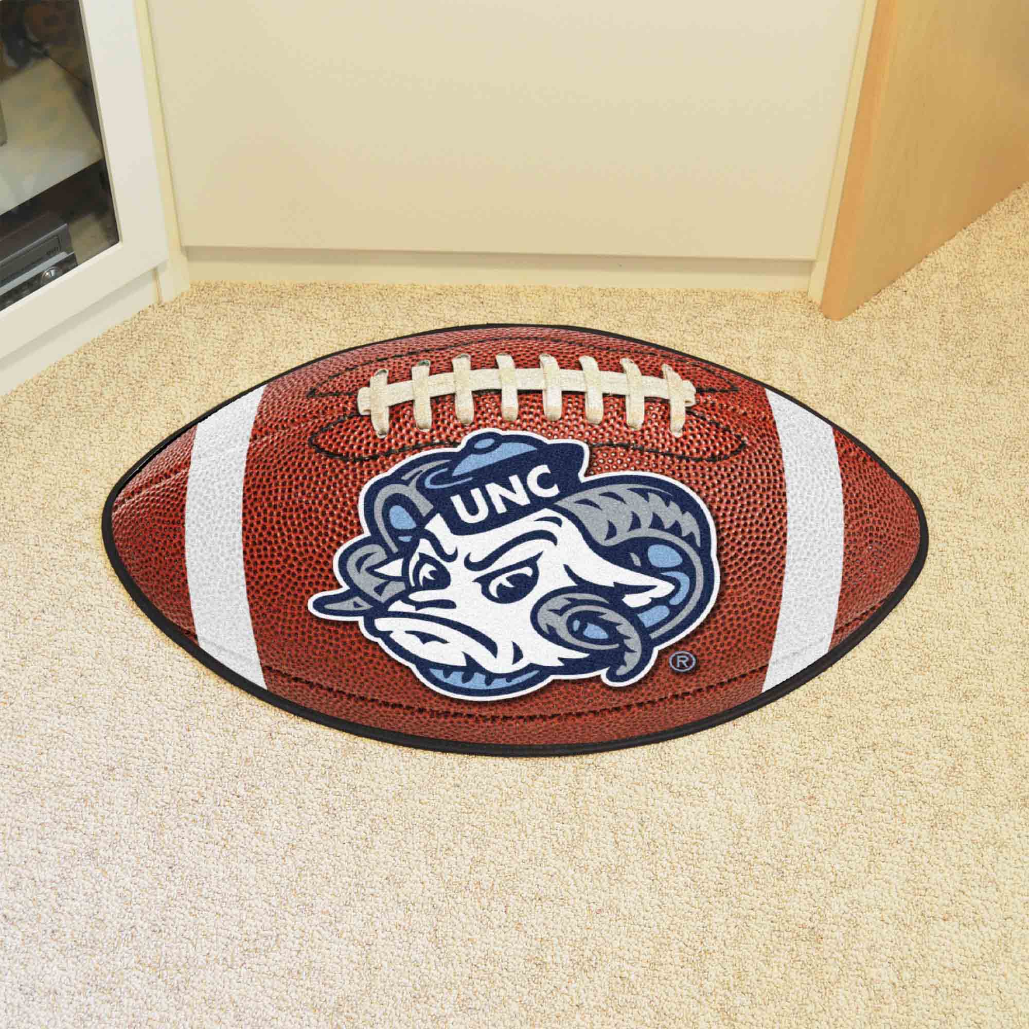 North Carolina Tar Heels Football Rug - 20.5in. x 32.5in., Ram