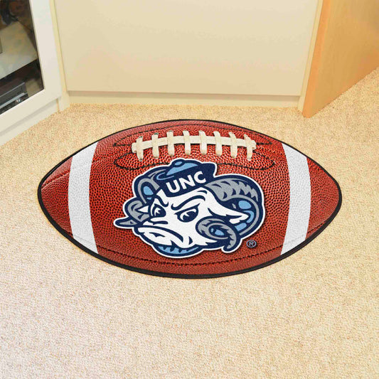 North Carolina Tar Heels Football Rug - 20.5in. x 32.5in., Ram