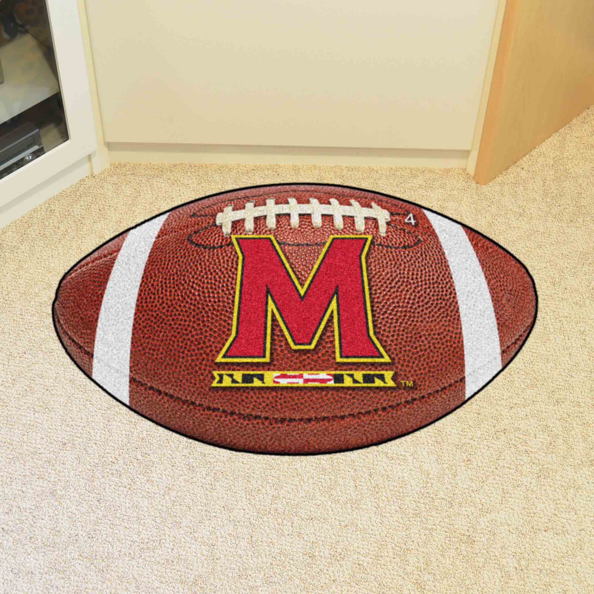 Maryland Terrapins Football Rug - 20.5in. x 32.5in.