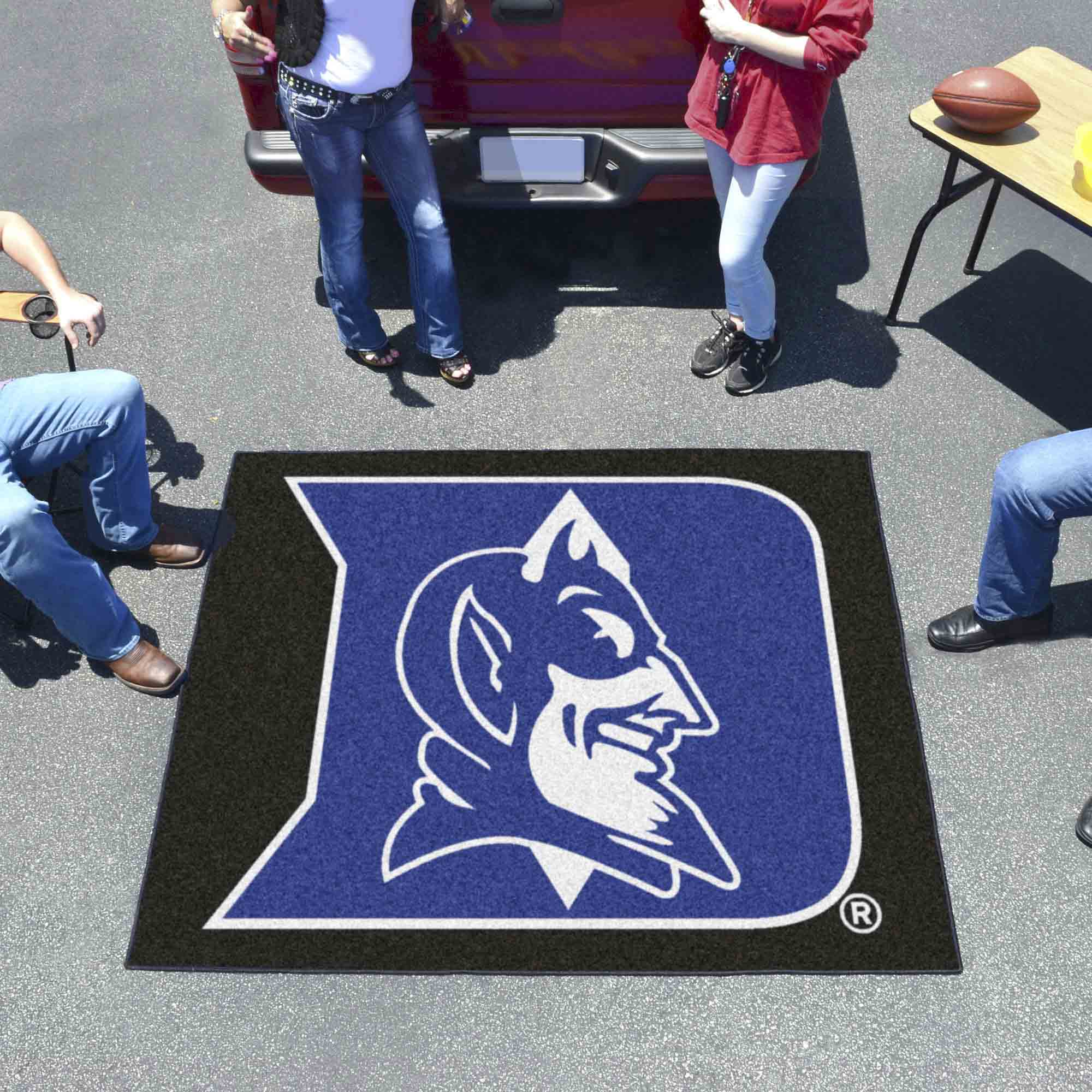 Duke Blue Devils Tailgater Rug - 5ft. x 6ft., Devil Logo - Duke