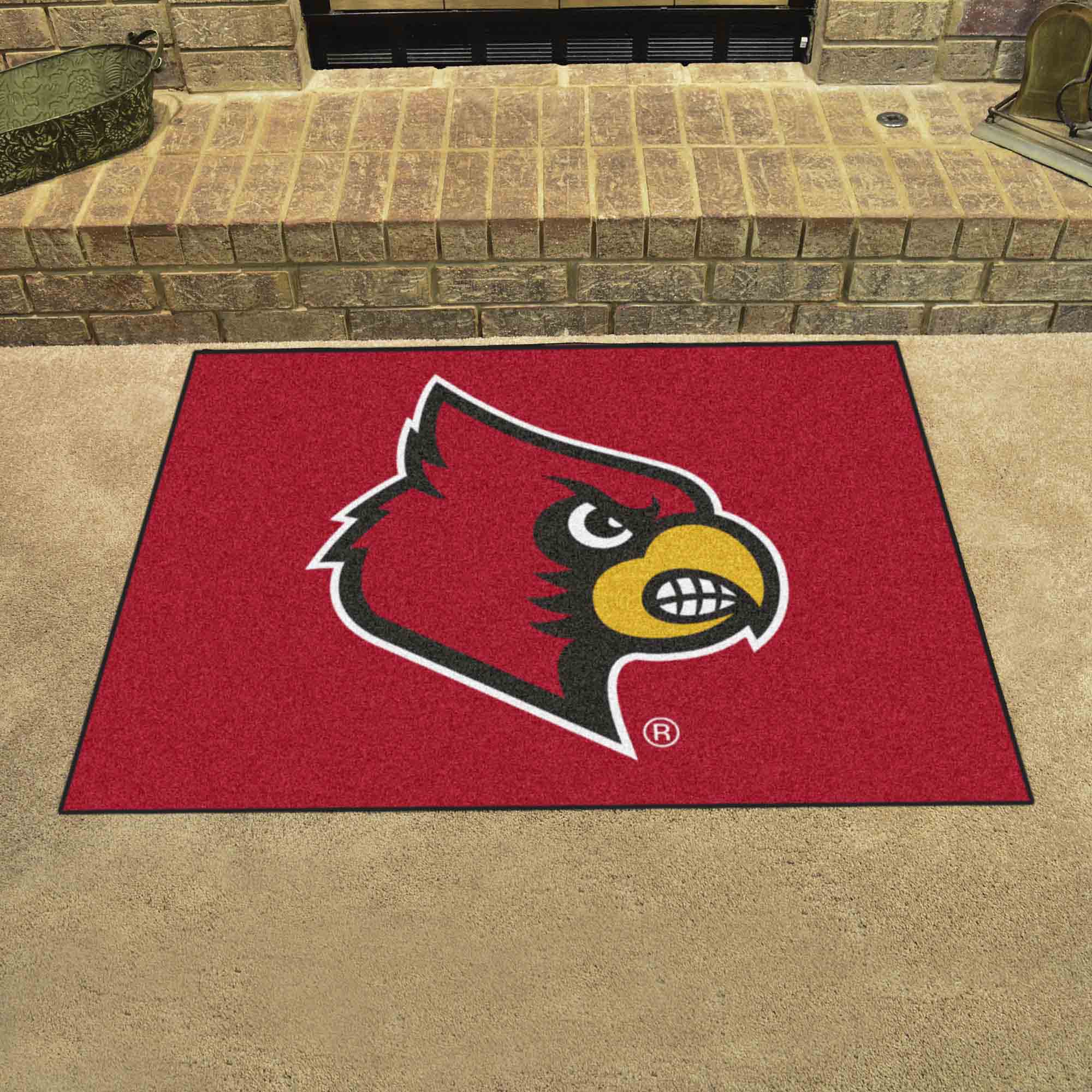 Louisville Cardinals All-Star Rug - 34 in. x 42.5 in.