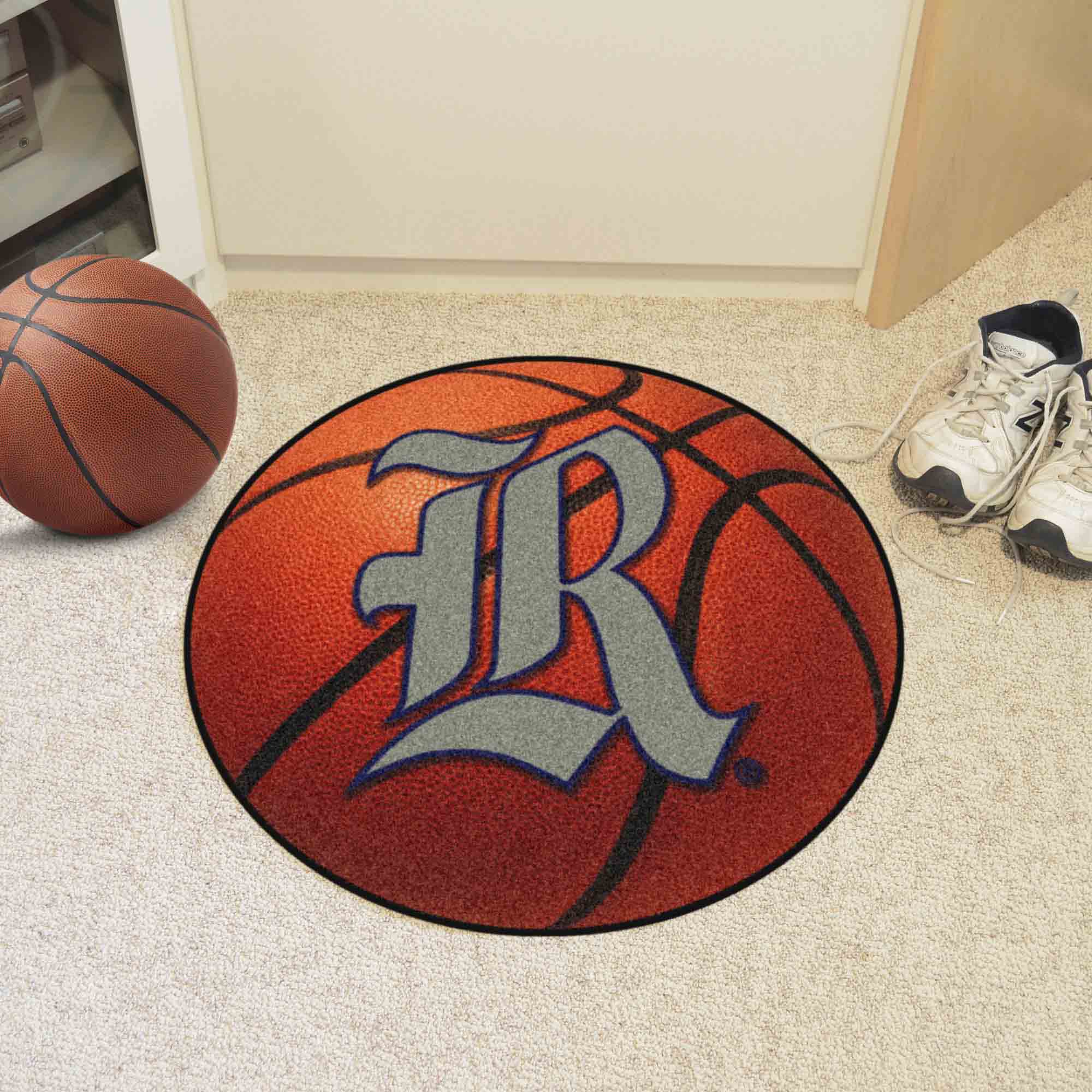 Rice Owls Basketball Rug - 27in. Diameter