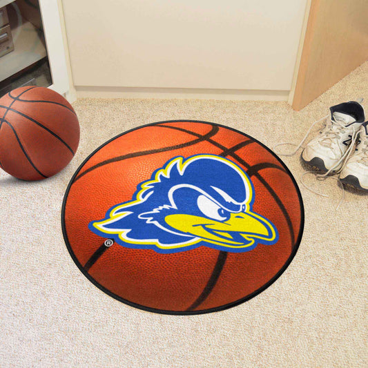 Delaware Blue Hens Basketball Rug - 27in. Diameter - Delaware