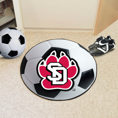 South Dakota Coyotes Soccer Ball Rug - 27in. Diameter