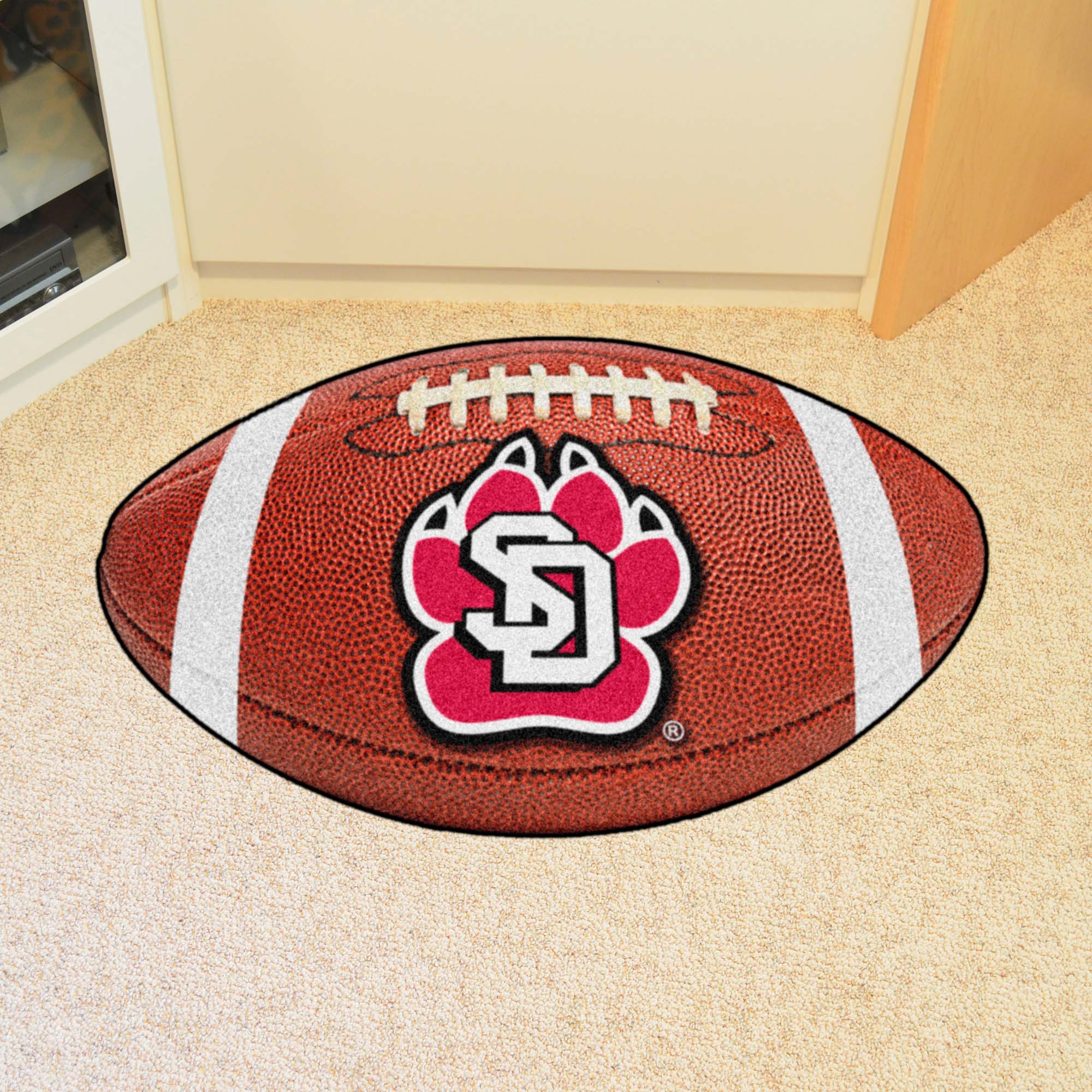 South Dakota Coyotes Football Rug - 20.5in. x 32.5in.