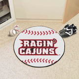 Louisiana-Lafayette Ragin' Cajuns Baseball Rug - 27in. Diameter