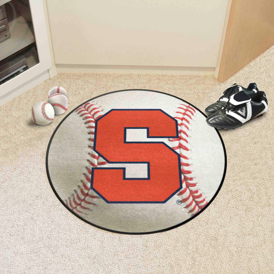 Syracuse Orange Baseball Rug - 27in. Diameter