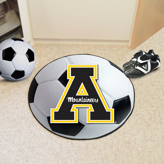 Appalachian State Mountaineers Soccer Ball Rug - 27in. Diameter