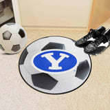 BYU Cougars Soccer Ball Rug - 27in. Diameter