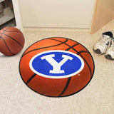 BYU Cougars Basketball Rug - 27in. Diameter