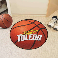 Toledo Rockets Basketball Rug - 27in. Diameter