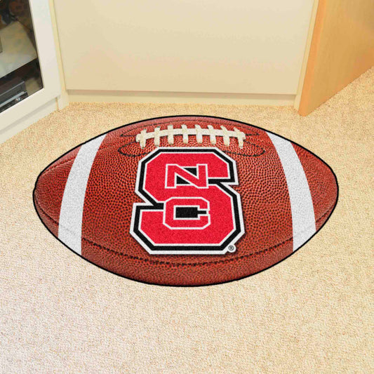 NC State Wolfpack Football Rug - 20.5in. x 32.5in., NSC Logo - NC State