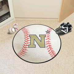 Naval Academy Baseball Rug - 27in. Diameter