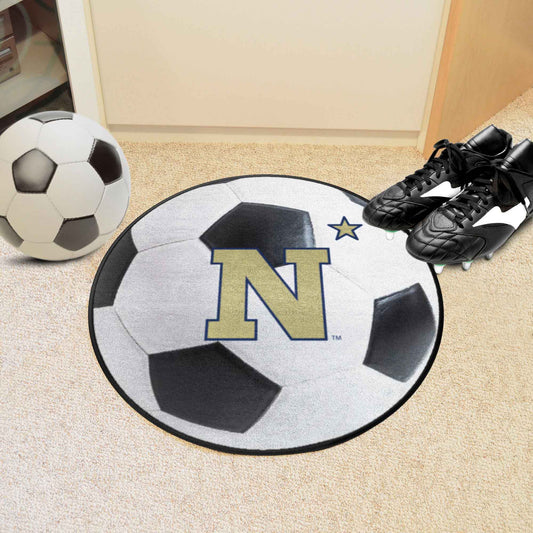 Naval Academy Soccer Ball Rug - 27in. Diameter