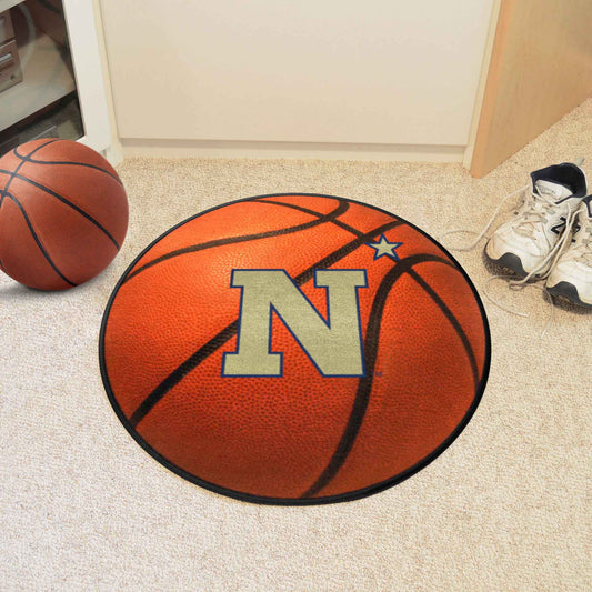 Naval Academy Basketball Rug - 27in. Diameter