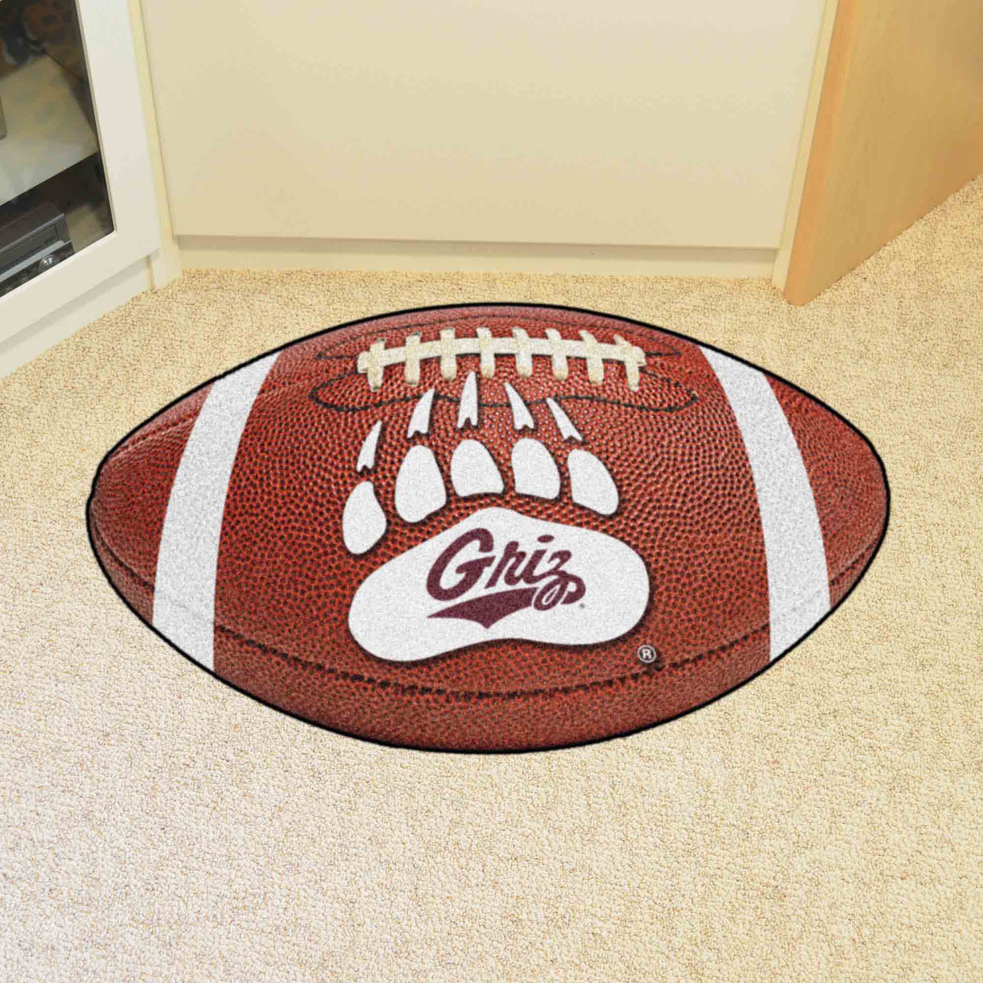 Montana Grizzlies Football Rug - 20.5in. x 32.5in.