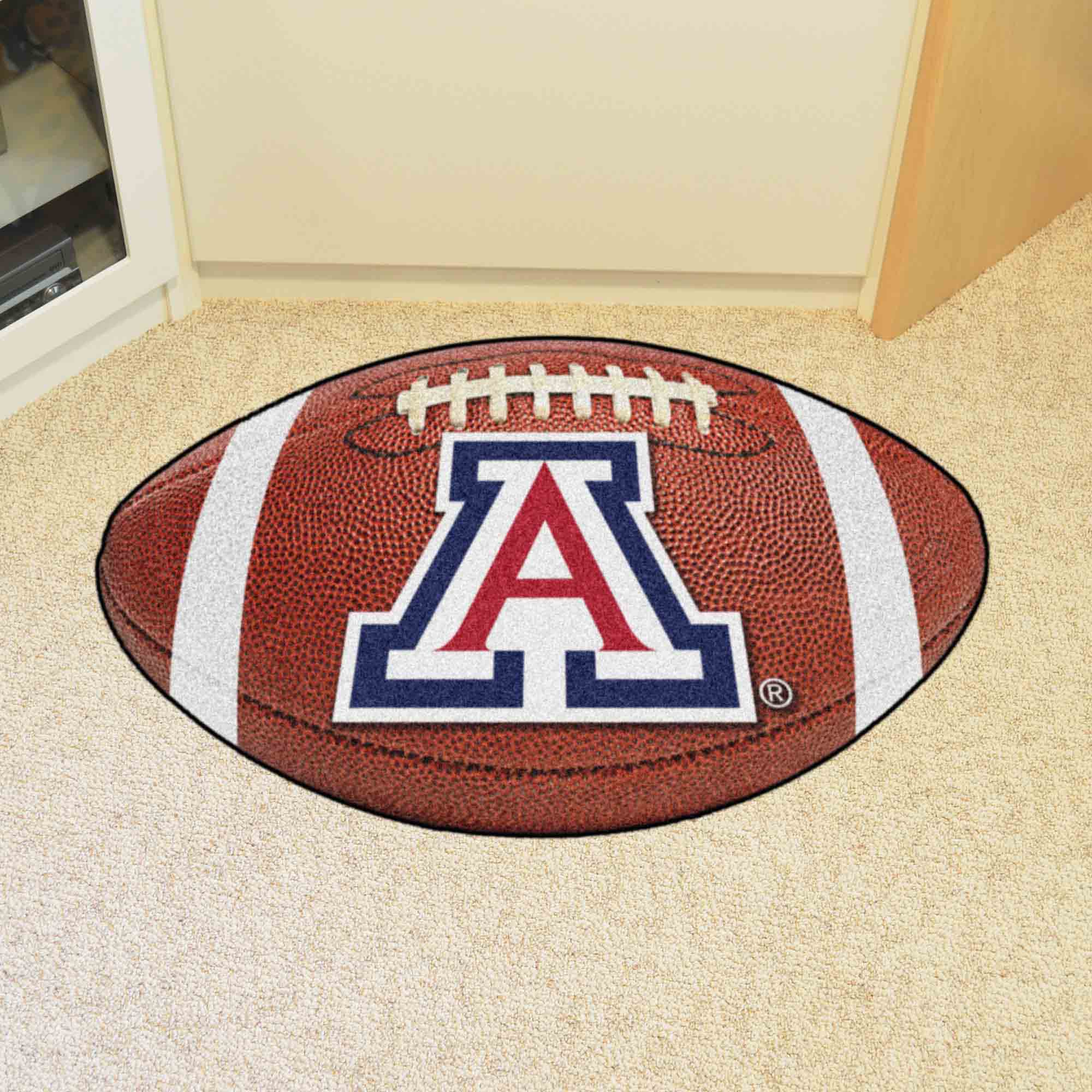 Arizona Wildcats Football Rug - 20.5in. x 32.5in.