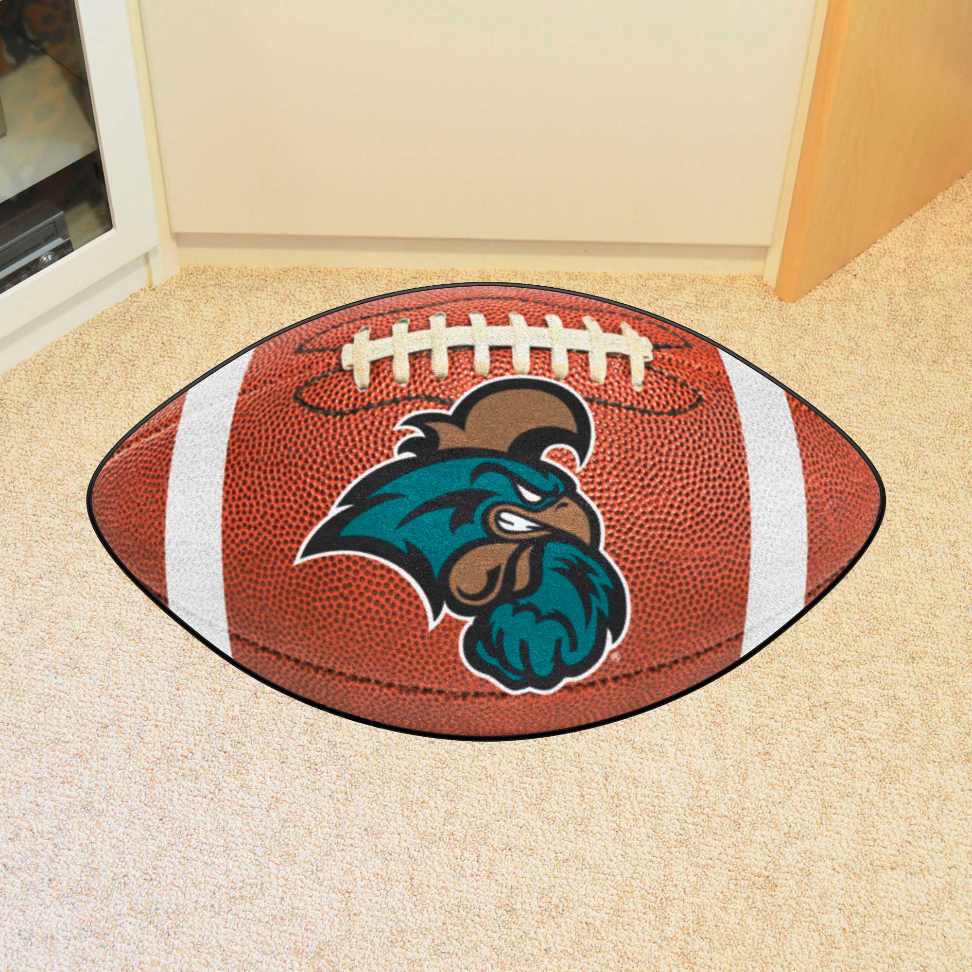 Coastal Carolina Chanticleers Football Rug - 20.5in. x 32.5in.