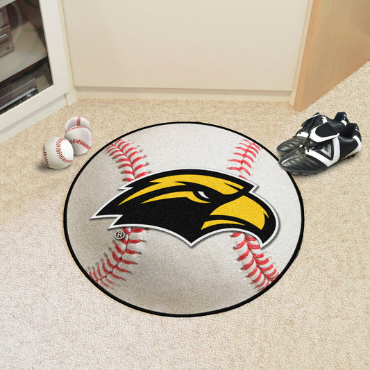 Southern Miss Golden Eagles Baseball Rug - 27in. Diameter