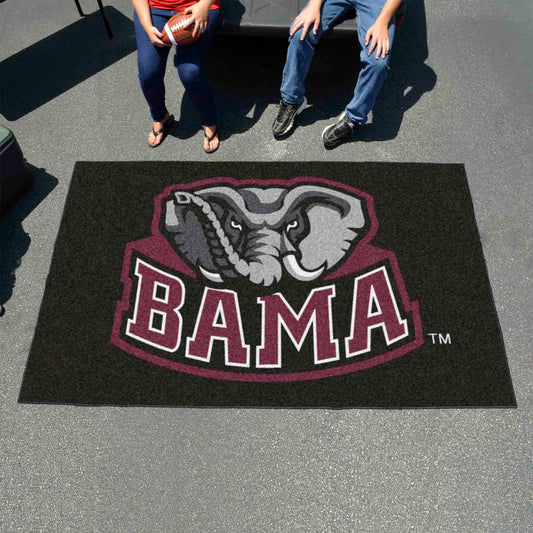 Alabama Crimson Tide Ulti-Mat Rug - 5ft. x 8ft., A Logo