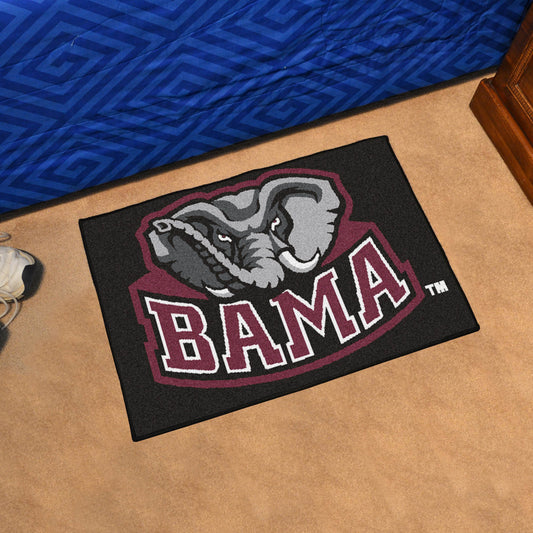 Alabama Crimson Tide Starter Mat Accent Rug - 19in. x 30in., A Logo