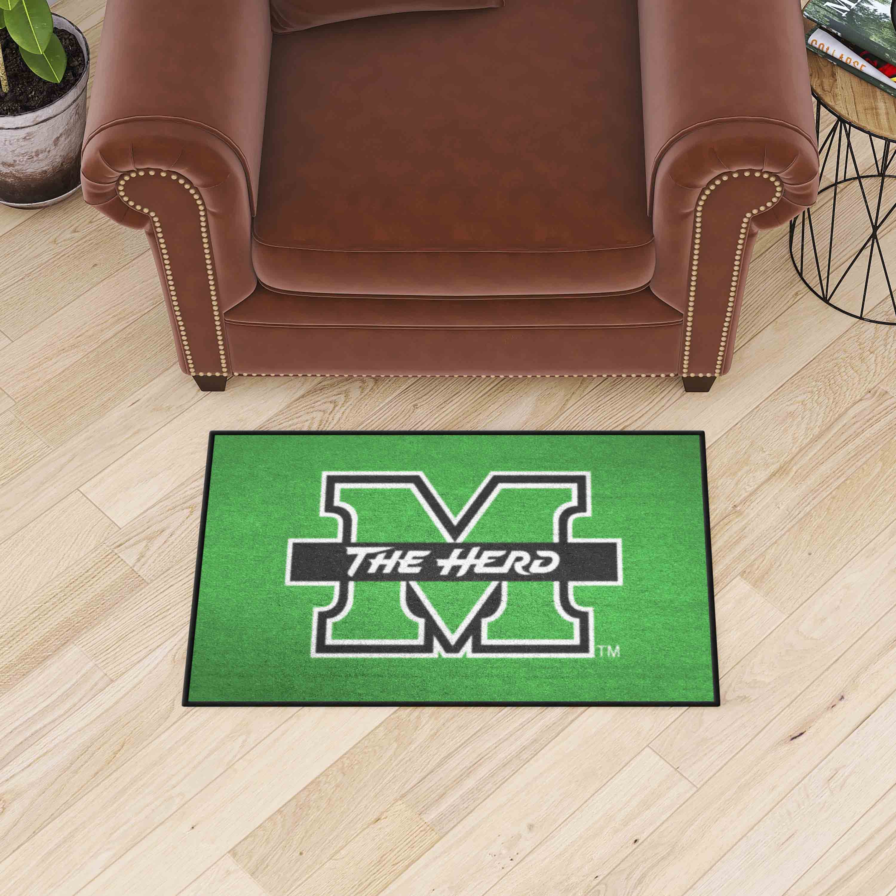 Marshall Thundering Herd Starter Mat Accent Rug - 19in. x 30in.