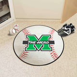 Marshall Thundering Herd Baseball Rug - 27in. Diameter