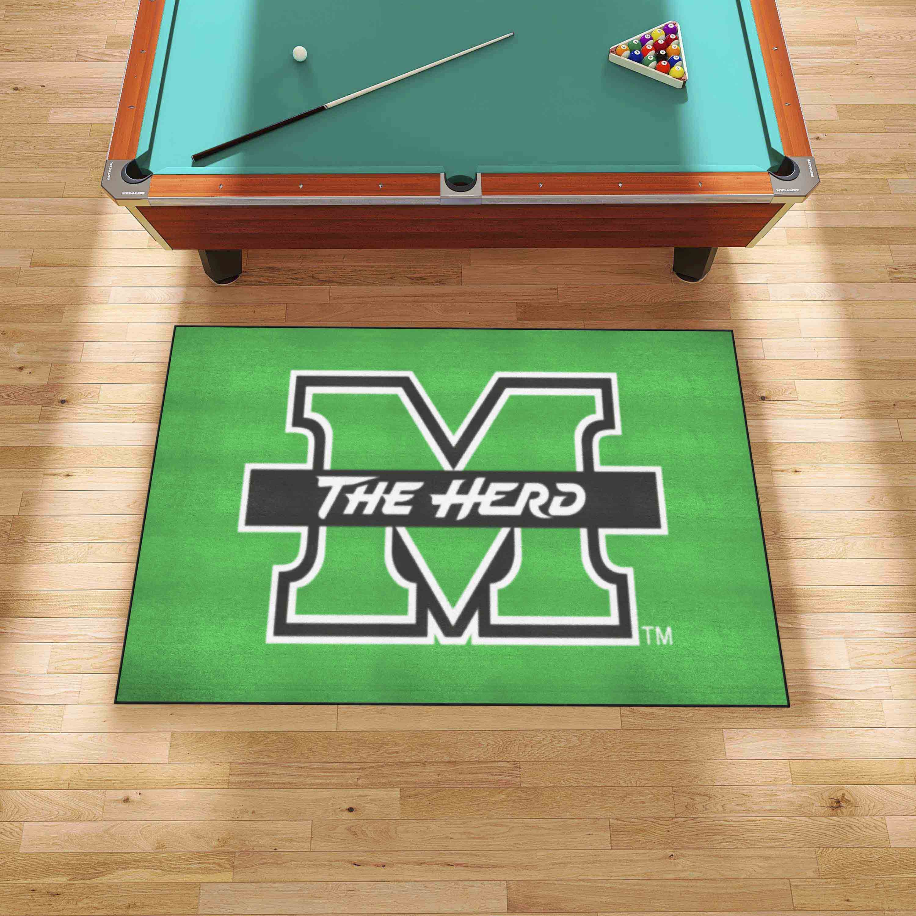 Marshall Thundering Herd Ulti-Mat Rug - 5ft. x 8ft.