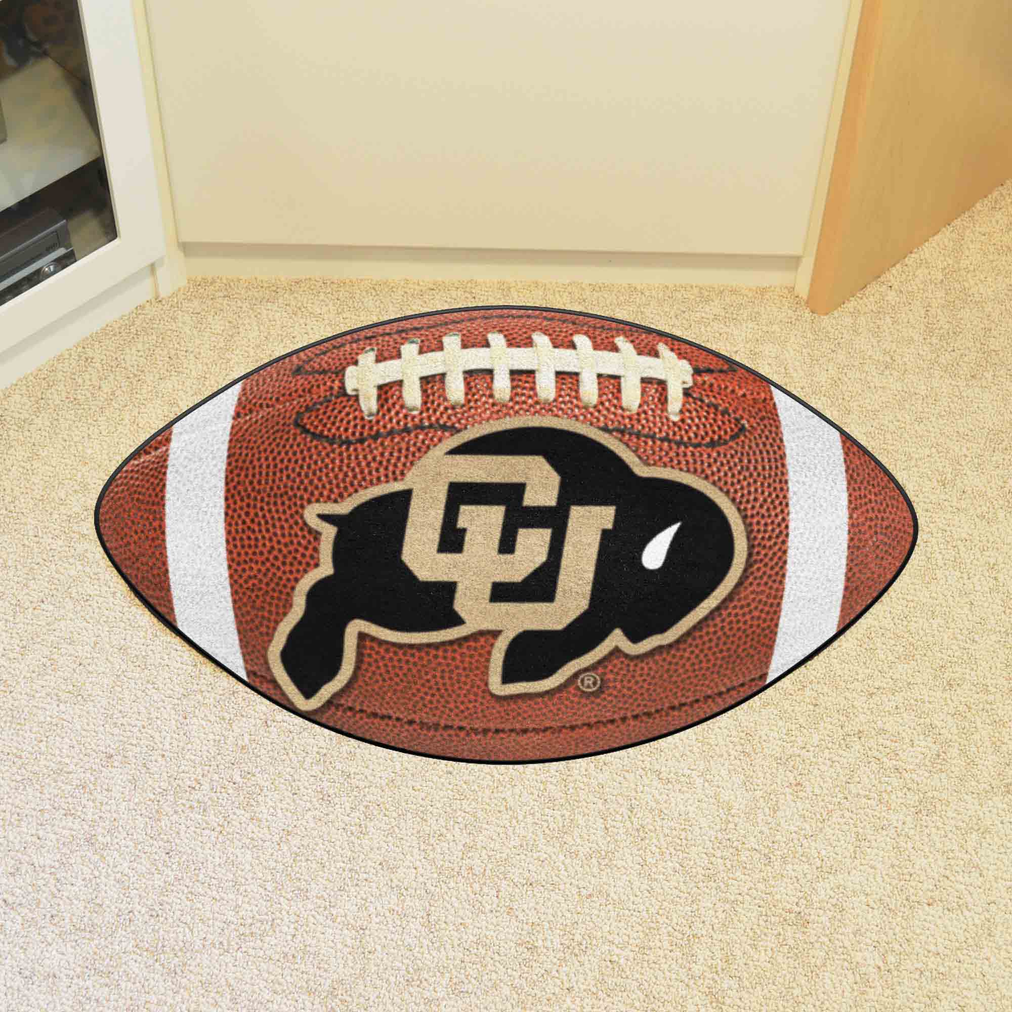 Colorado Buffaloes  Football Rug - 20.5in. x 32.5in.