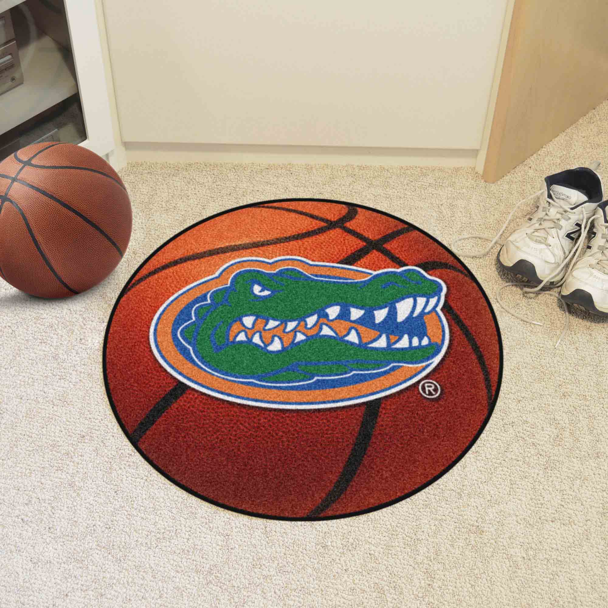 Florida Gators Basketball Rug - 27in. Diameter