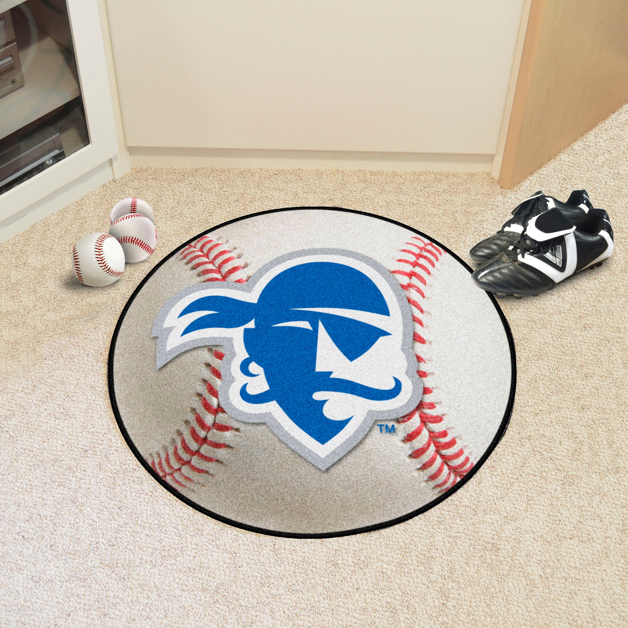 Seton Hall Pirates Baseball Rug - 27in. Diameter