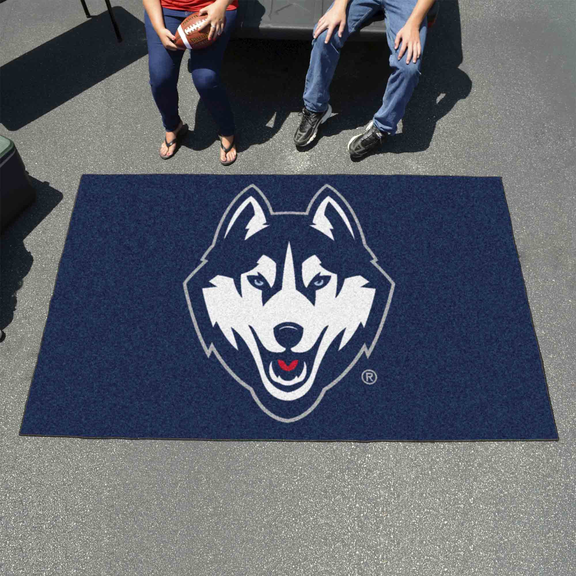 UConn Huskies Ulti-Mat Rug - 5ft. x 8ft.