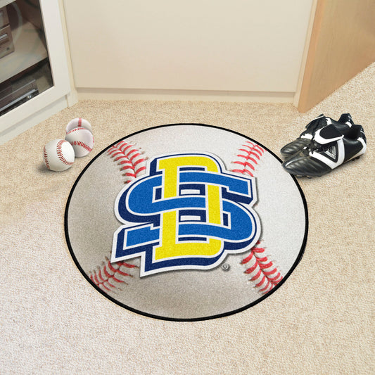 South Dakota State Jackrabbits Baseball Rug - 27in. Diameter