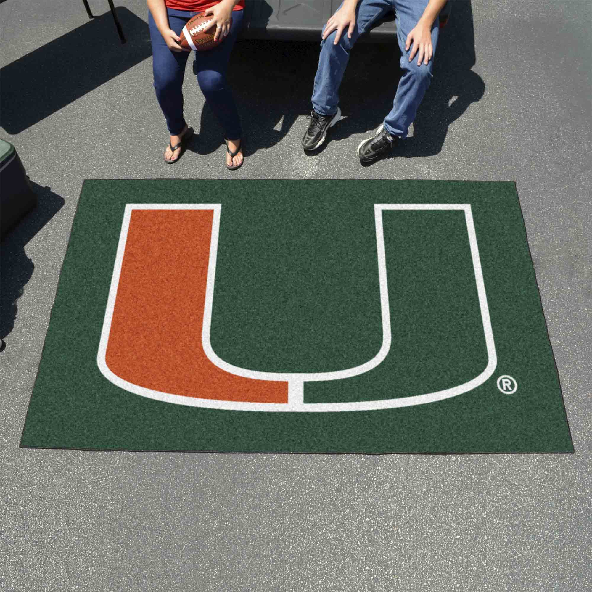 Miami Hurricanes Ulti-Mat Rug - 5ft. x 8ft. - Miami