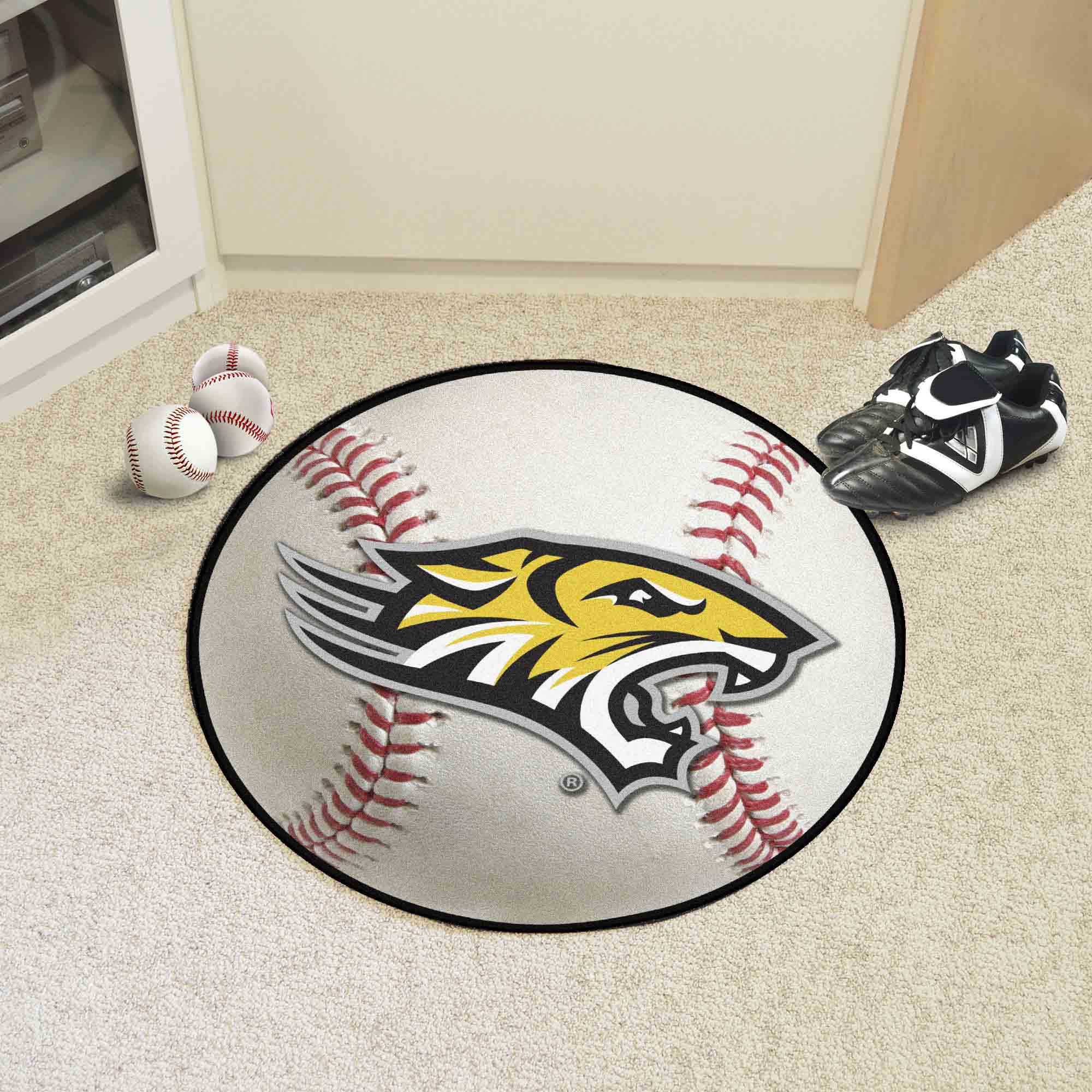 Towson Tigers Baseball Rug - 27in. Diameter