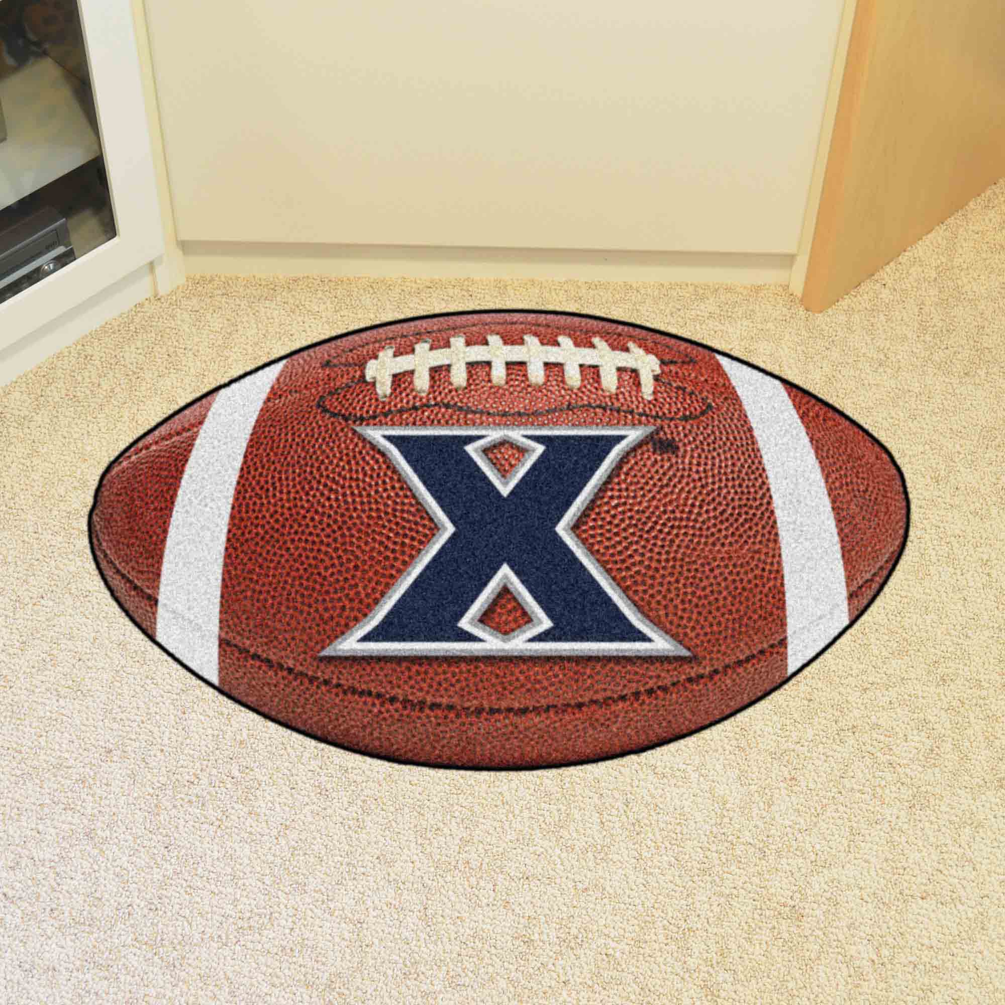 Xavier Musketeers Football Rug - 20.5in. x 32.5in.