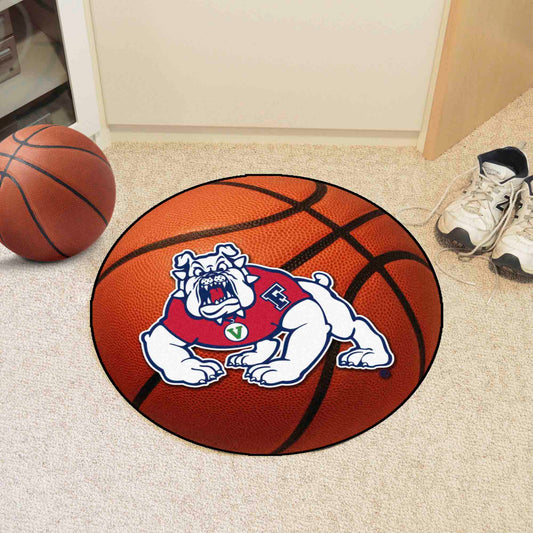 Fresno State Bulldogs Basketball Rug - 27in. Diameter