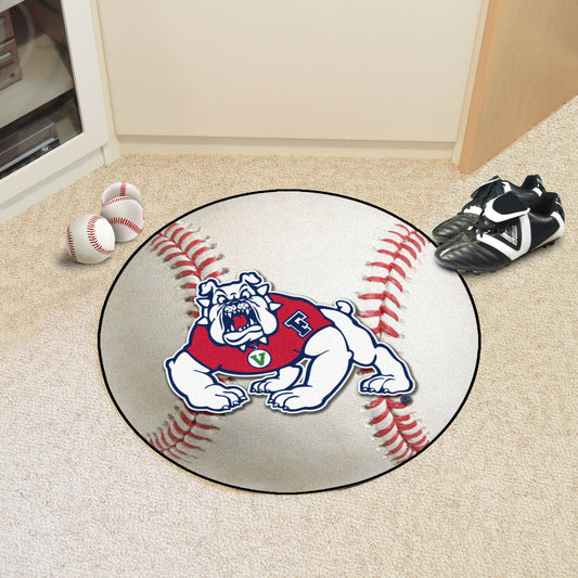 Fresno State Bulldogs Baseball Rug - 27in. Diameter