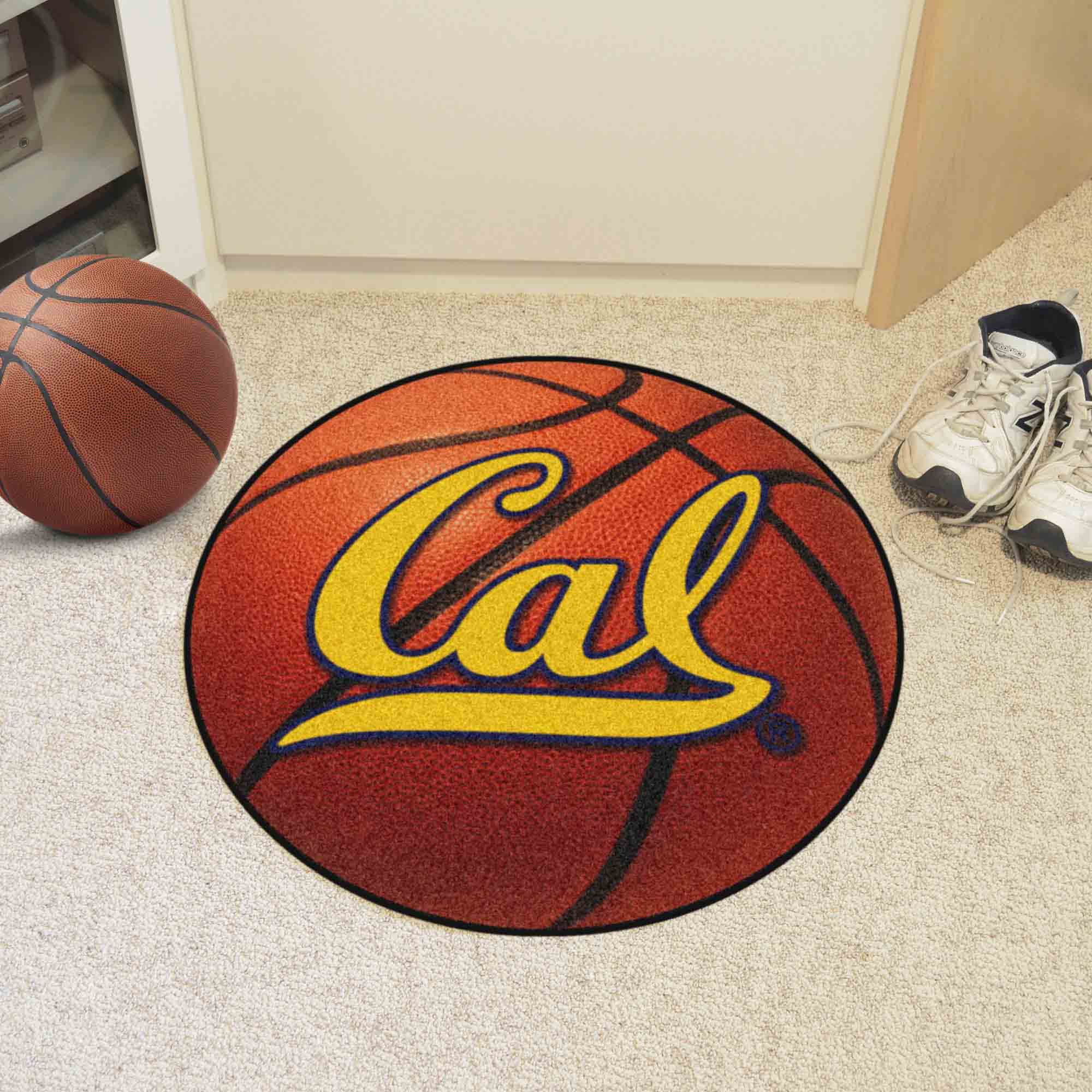 Cal Golden Bears Basketball Rug - 27in. Diameter