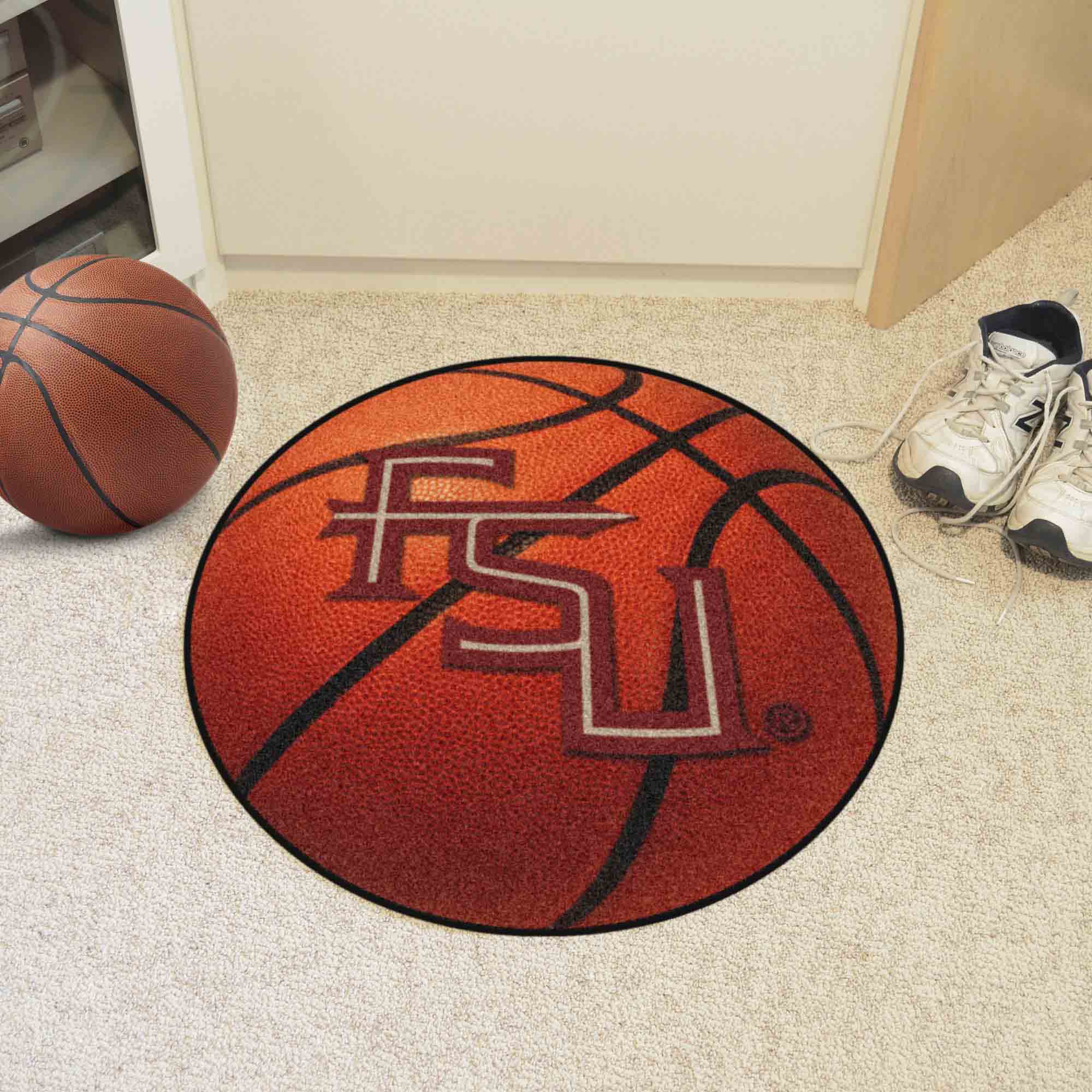 Florida State Seminoles Basketball Rug - 27in. Diameter