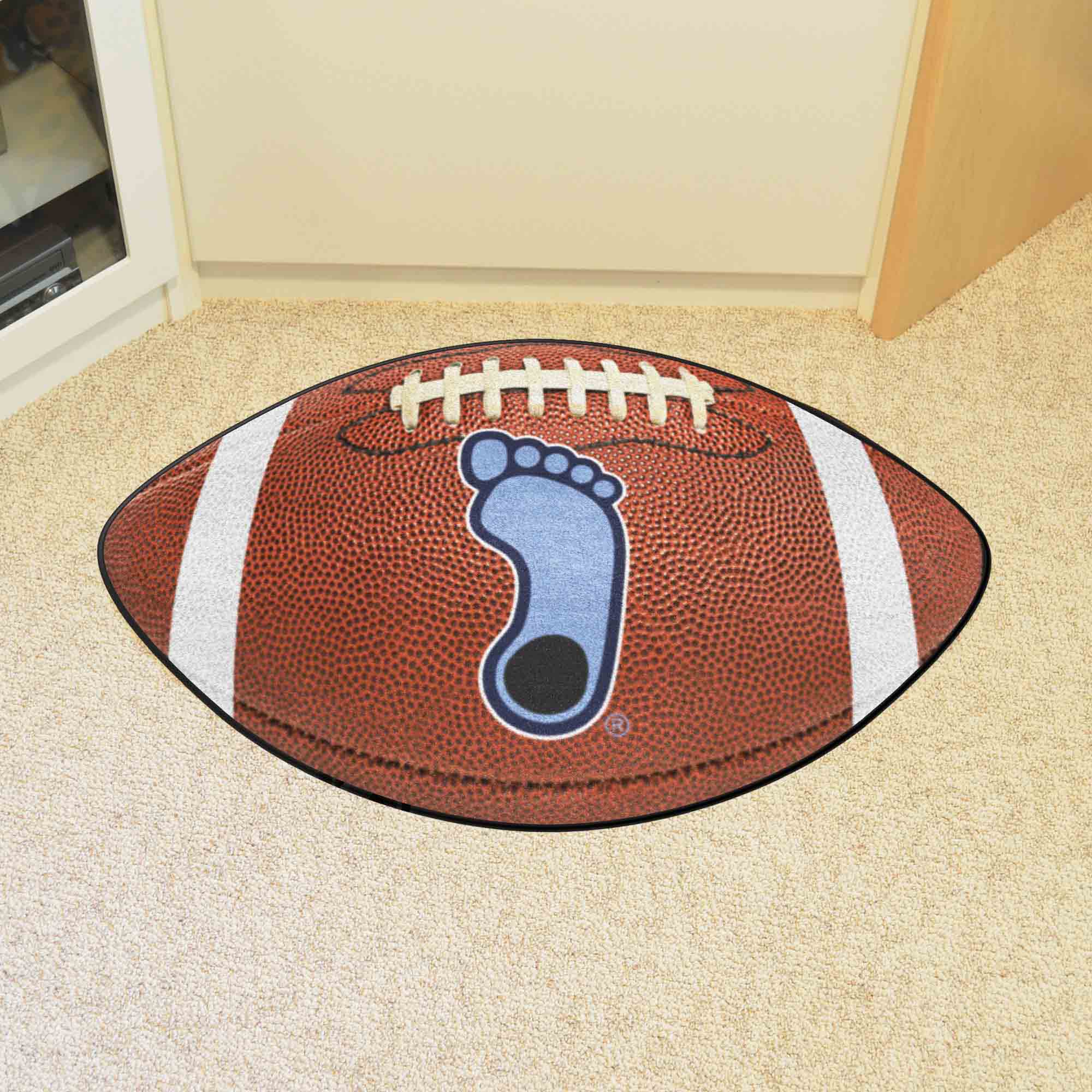 North Carolina Tar Heels Football Rug - 20.5in. x 32.5in., Tar Heel Logo