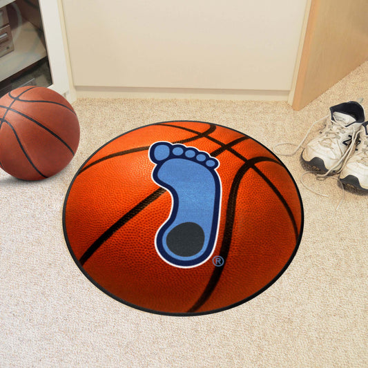 North Carolina Tar Heels Basketball Rug - 27in. Diameter, Tar Heel Logo - North Carolina