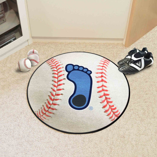 North Carolina Tar Heels Baseball Rug - 27in. Diameter, Tar Heel Logo - North Carolina