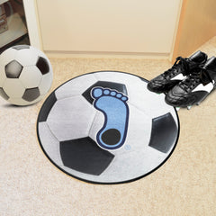 North Carolina Tar Heels Soccer Ball Rug - 27in. Diameter, Tar Heel Logo