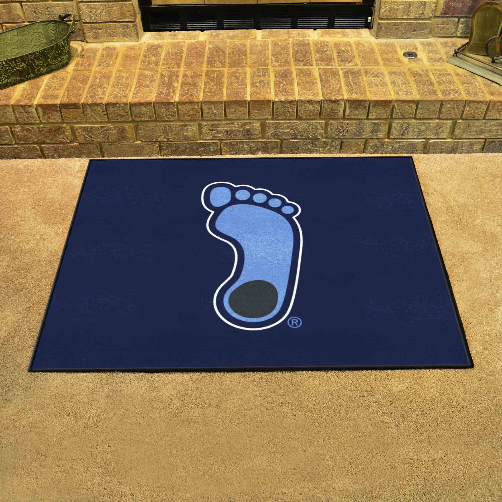 North Carolina Tar Heels All-Star Rug - 34 in. x 42.5 in., Tar Heel Logo - North Carolina