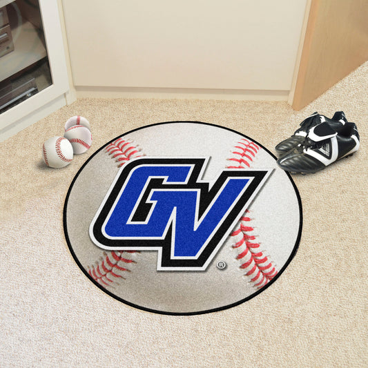 Grand Valley State Lakers Baseball Rug - 27in. Diameter - Grand Valley State