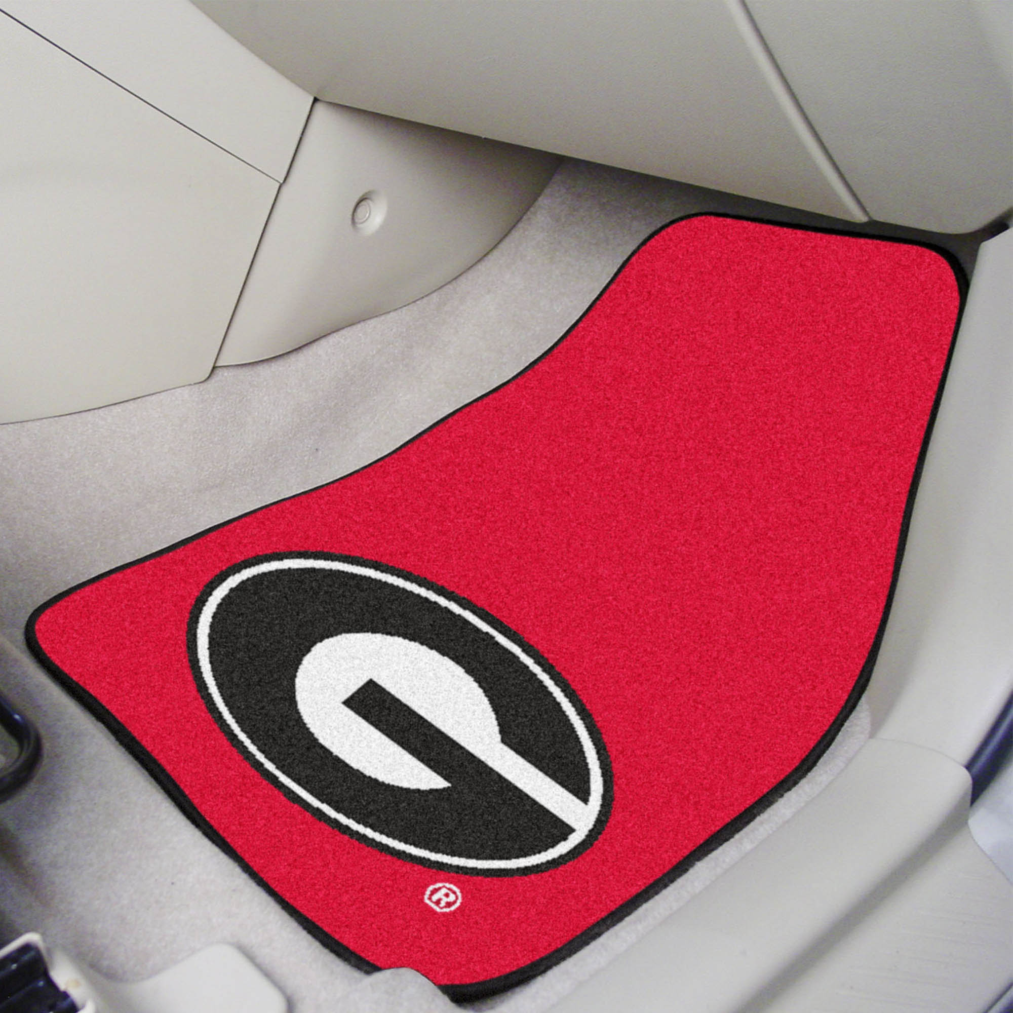 Georgia Bulldogs Front Carpet Car Mat Set - 2 Pieces